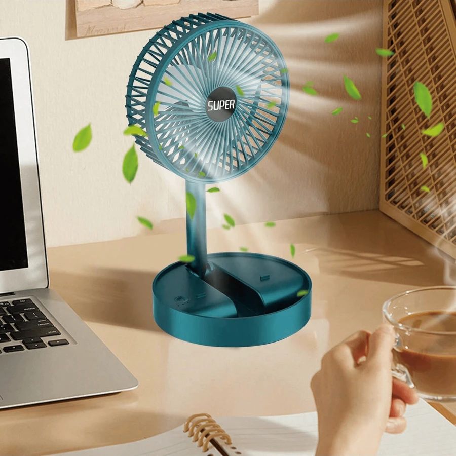 Powerful Rechargeable Table Fan