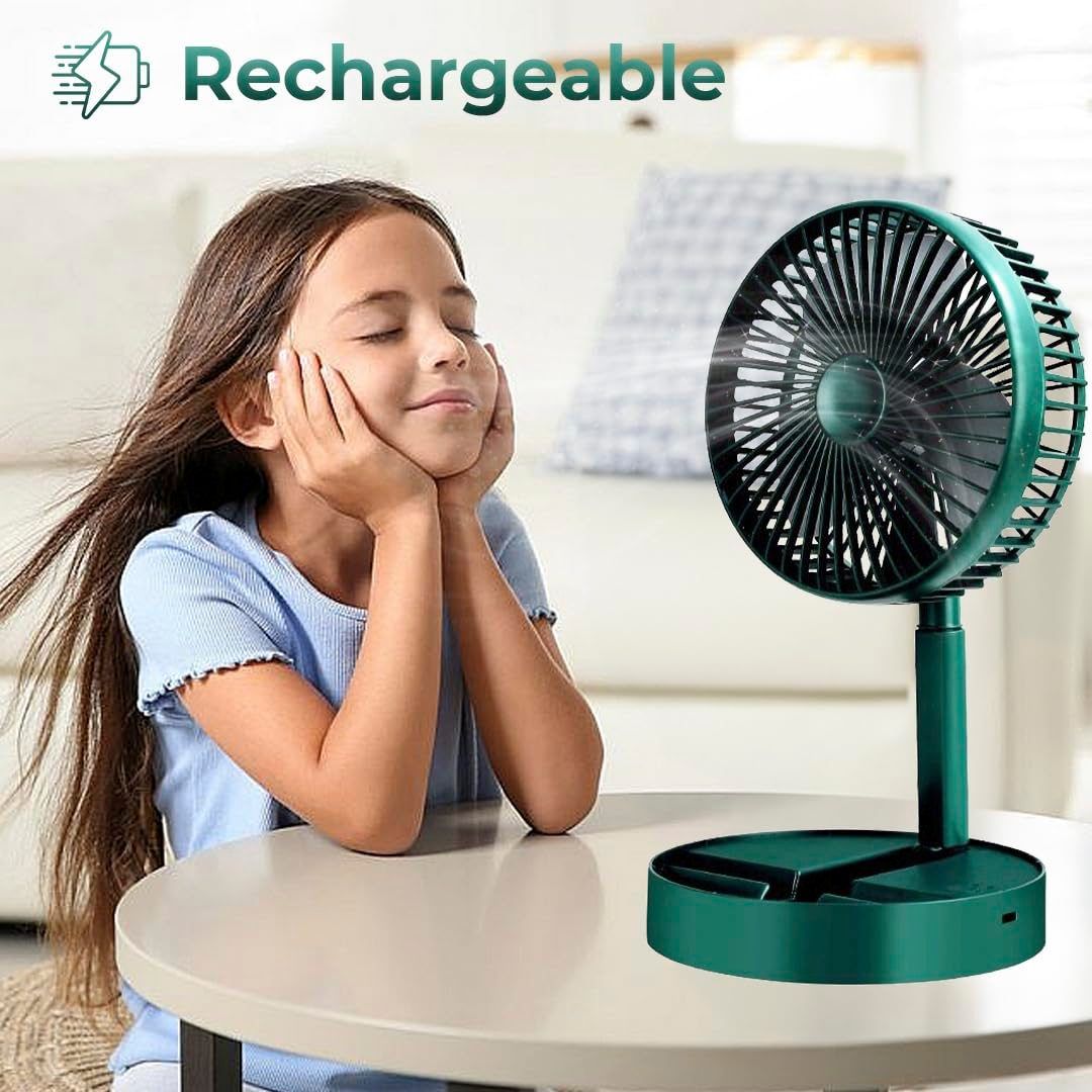 Powerful Rechargeable Table Fan